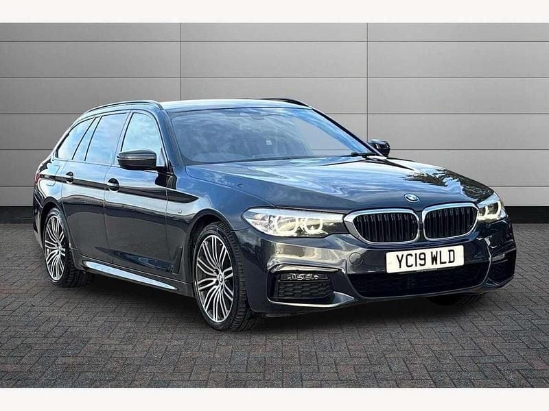 Grey Used 2019 BMW 520 M Sport Estate | £19,495 (Fair price) - Image 1/2