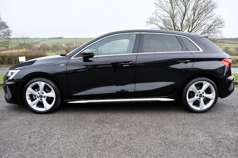 Used Audi A3 Sportback S-Line 110 HP (80 kW) 2023 Black Hatchback