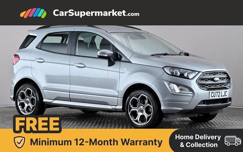 Silver Used 2022 Ford Ecosport ST-Line SUV | £11,497 (Fair price) - Image 1/4