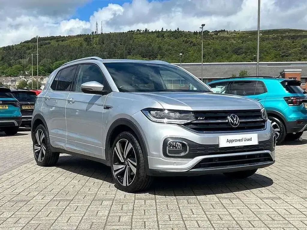 Used VW T-Cross R-line 110 HP (80 kW) 2021 Silver SUV