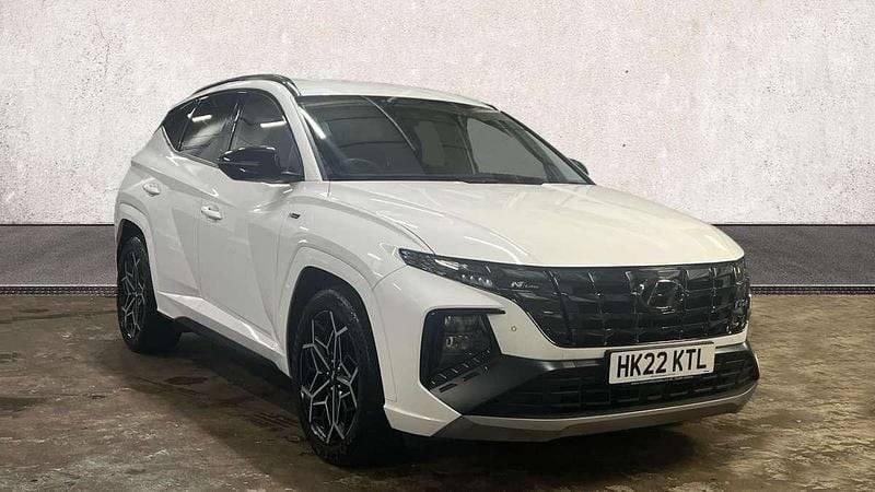 White Used 2022 Hyundai Tucson N Line SUV | £21,090 (A bit pricey) - Image 1/4