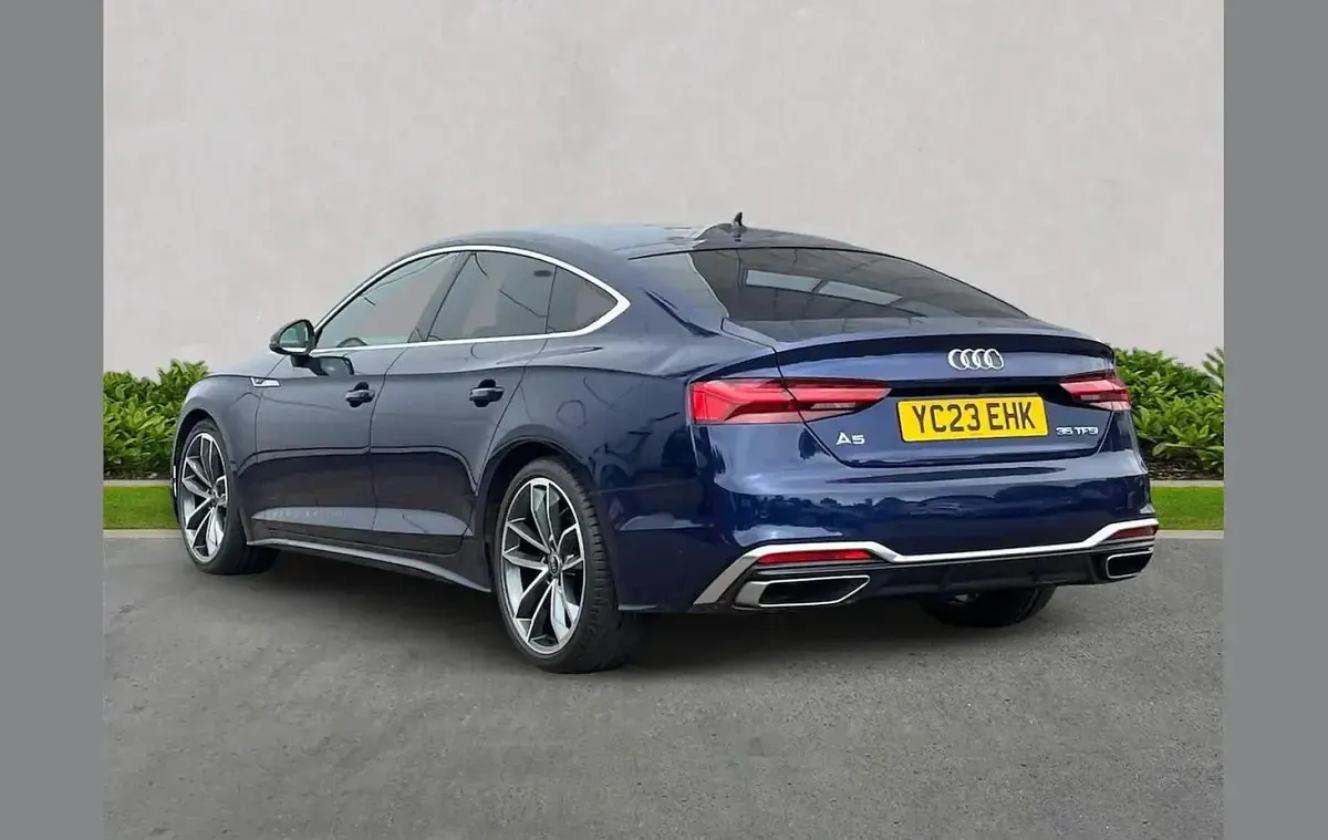 Used Audi A5 S-Line 147 HP (108 kW) 2023 Blue Coupe