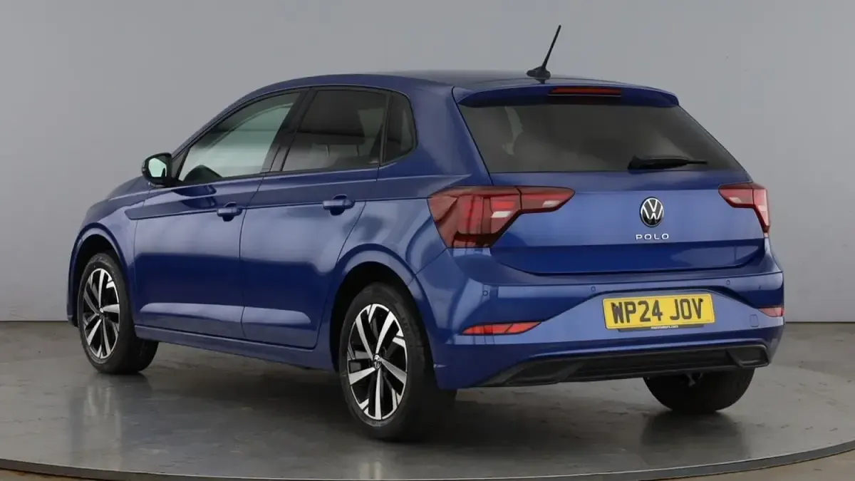 Used VW Polo Match 95 HP (69 kW) 2024 Blue Hatchback