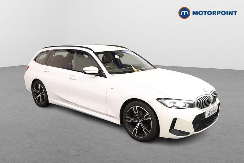 White Used 2024 BMW 320 M Sport Estate | £28,699 (Fair price) - Image 1/4
