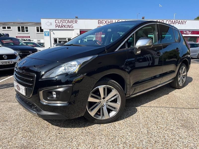 Black Used 2016 Peugeot 3008 Allure Hatchback | £9,499 (Good price) - Image 1/4