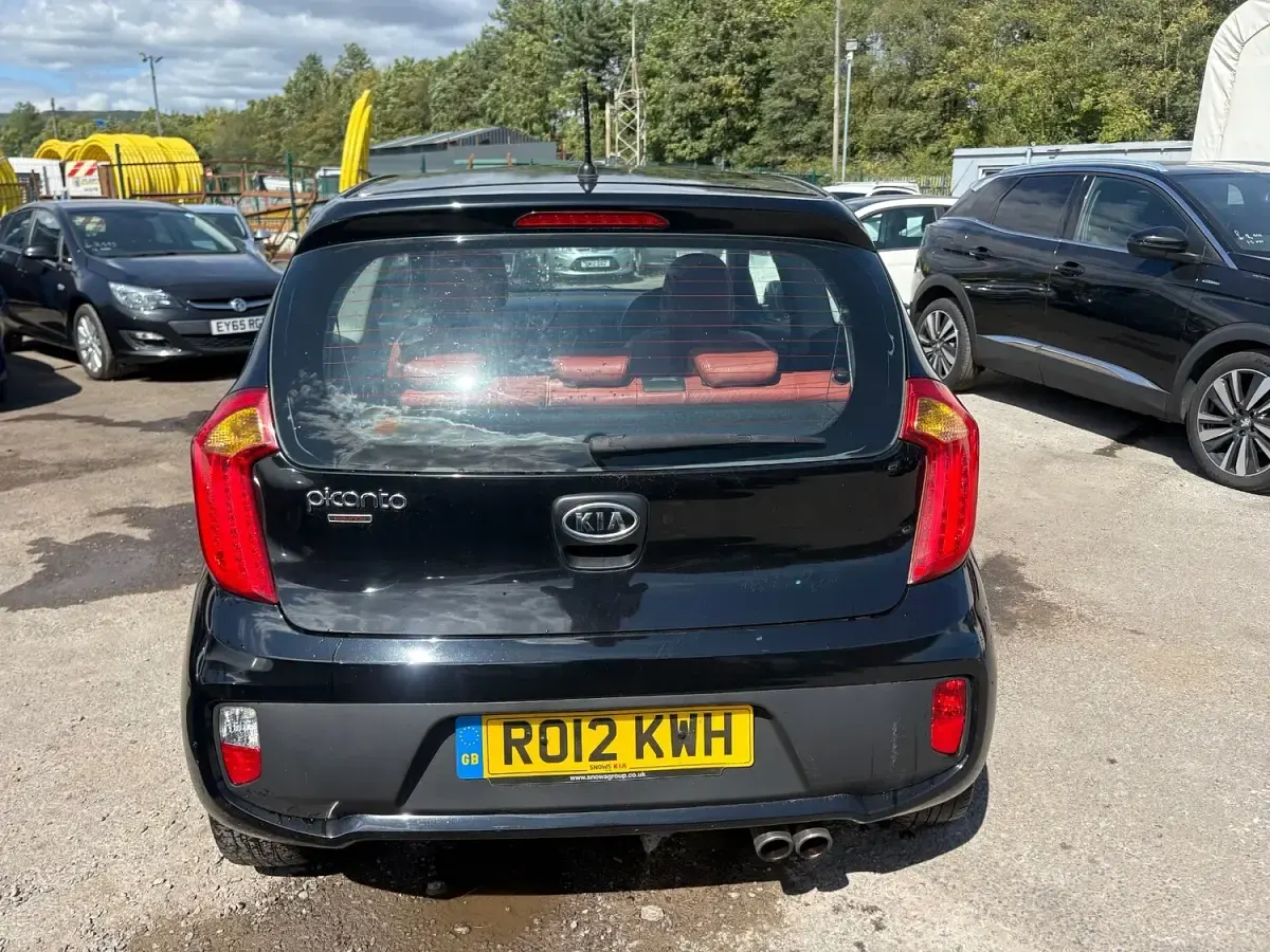 Used Kia Picanto 84 HP (61 kW) 2012 Black Hatchback