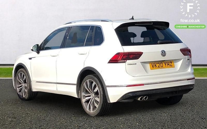 Used VW Tiguan R-line 150 HP (110 kW) 2020 White SUV