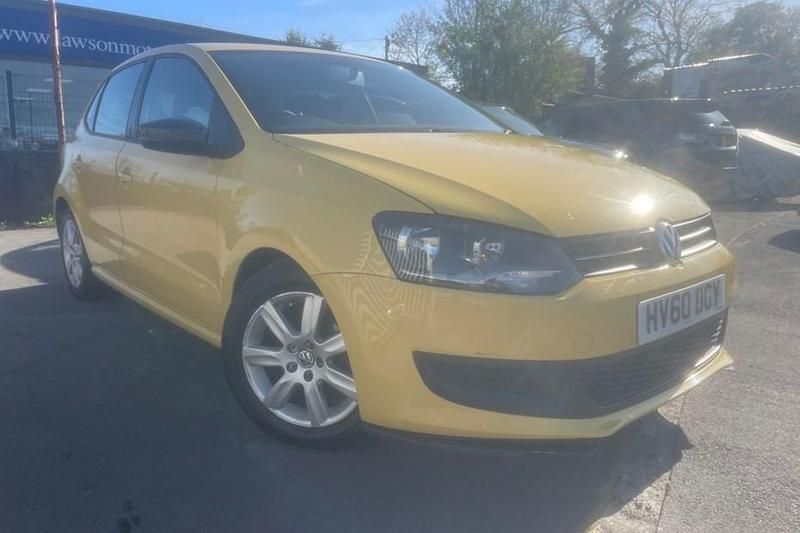 Used VW Polo SE 85 HP (62 kW) 2010 Yellow Hatchback