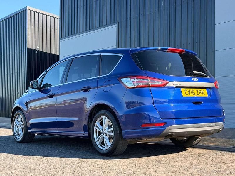 Begagnad Ford S-MAX Titanium 150 HK (110 kW) 2016 Blå Minibuss
