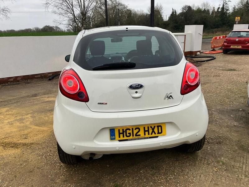 Used Ford Ka Zetec 2012 White Hatchback
