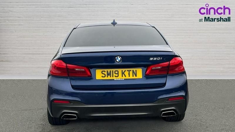 Used BMW 530 M Sport 252 HP (185 kW) 2019 Blue Sedan