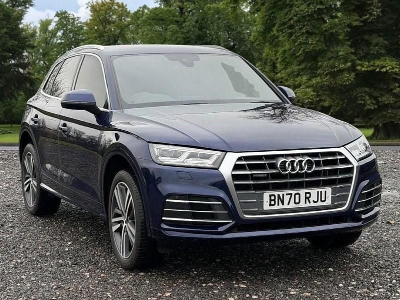 Blue Used 2020 Audi Q5 S-Line SUV | £21,495 (Super price) - Image 1/4