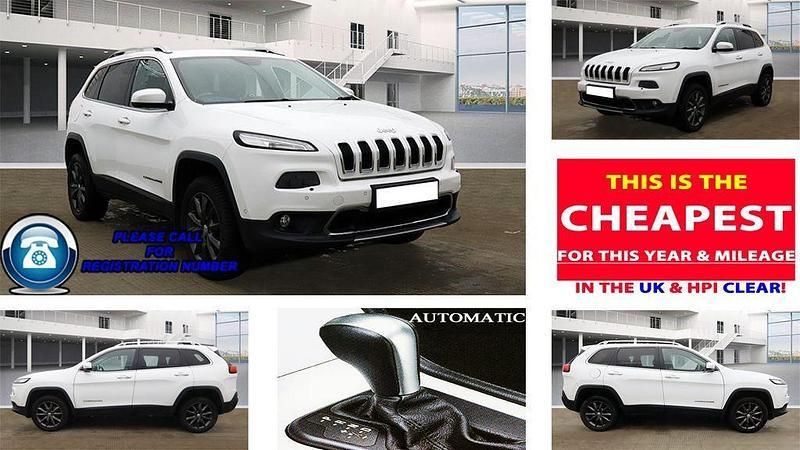 White Used 2016 Jeep Cherokee Limited SUV | £9,985 (Fair price) - Image 1/4