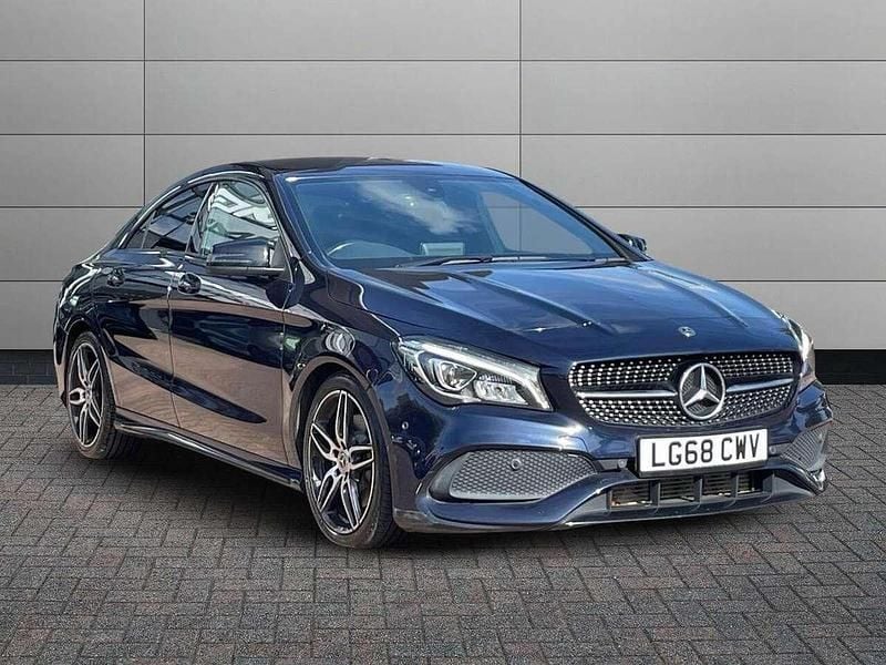 Blue Used 2018 Mercedes CLA220 AMG line Sedan | £13,295 (Fair price) - Image 1/4