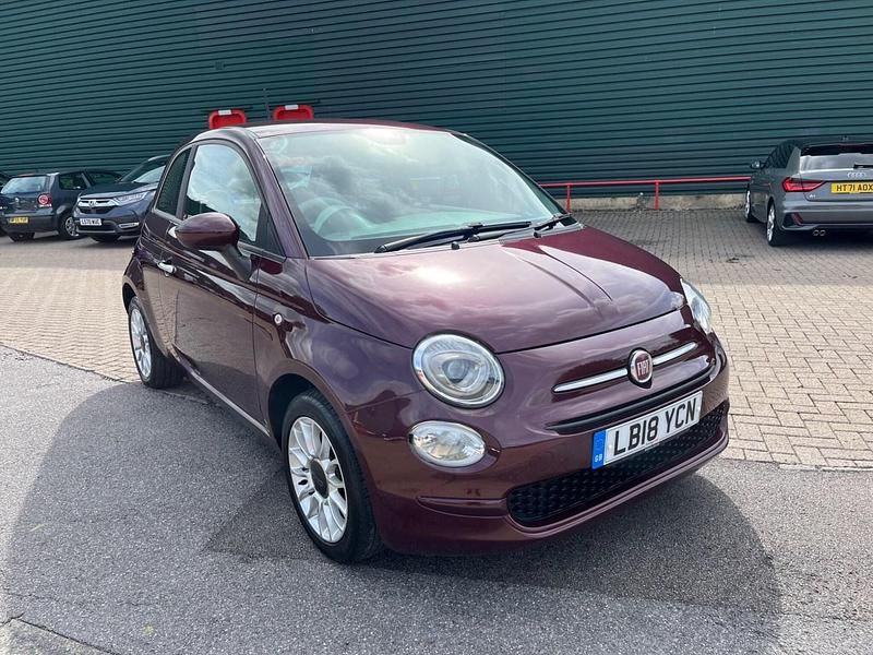 Red Used 2018 Fiat 500 Pop Star Hatchback | £7,000 (Fair price) - Image 1/2