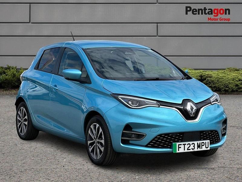 Used Renault Zoe GT-Line 100 kW (136 HP) 2023 Special metallic  celadon blu Hatchback