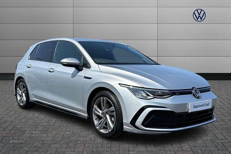 Silver Used 2022 VW Golf VIII R-line Hatchback | £22,099 (Fair price) - Image 1/4