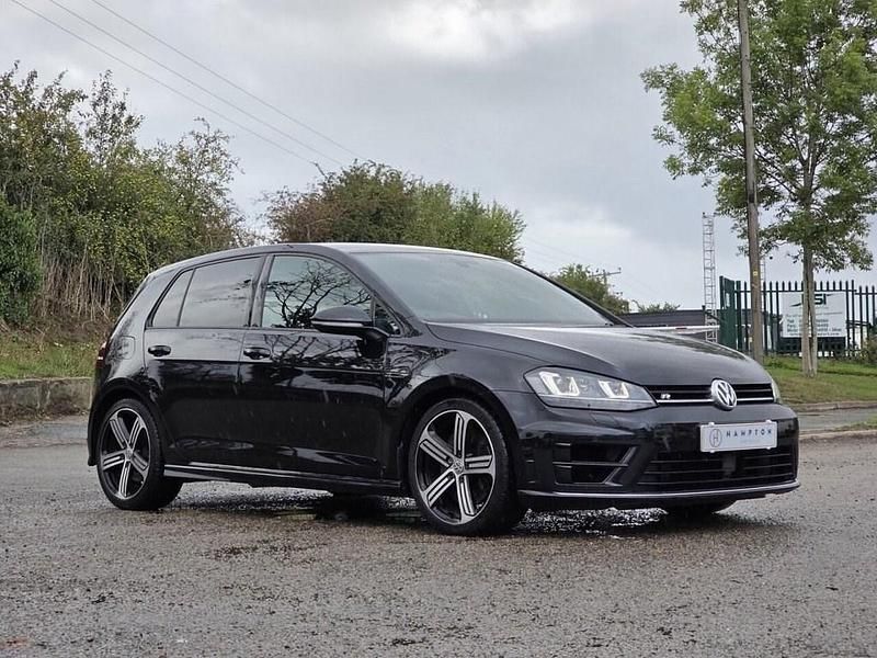 Black Used 2016 VW Golf VII R Hatchback | £17,495 (Fair price) - Image 1/4