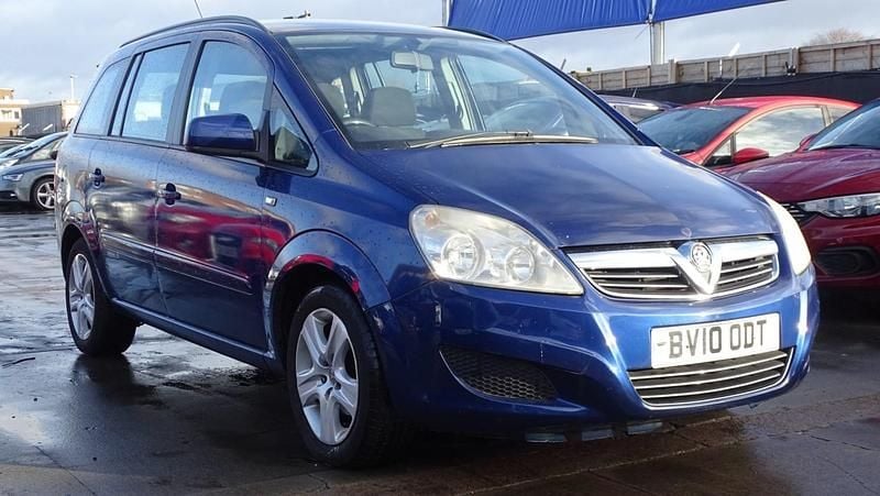 Used Vauxhall Zafira 115 HP (84 kW) 2010 Blue MPV