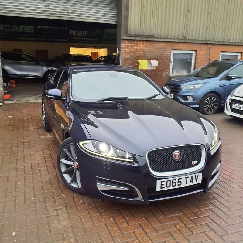 Blue Used 2015 Jaguar XF R-Sport Sedan | £8,480 (Super price) - Image 1/4