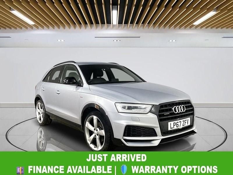 Used Audi Q3 Black Edition 180 HP (132 kW) 2018 Silver SUV