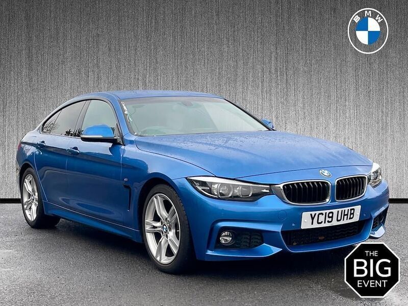 Blue Used 2019 BMW 420 Gran Coupé M Sport Coupe | £16,499 (Good price) - Image 1/4