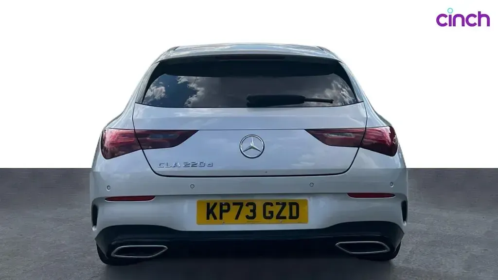 Used Mercedes CLA220 AMG Line Premium Plus 190 HP (139 kW) 2023 Silver Coupe