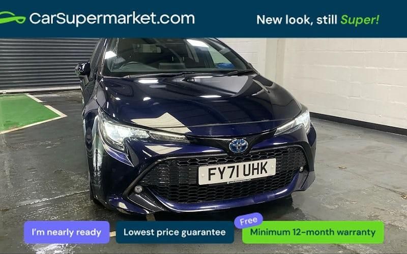 Used Toyota Corolla 122 HP (89 kW) 2021 Blue Estate