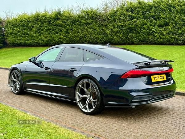 Used Audi A7 S-Line 2021 Blue Hatchback