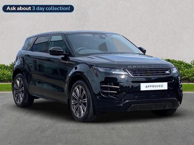 Black Used 2025 Land Rover Range Rover evoque HSE Dynamic SUV | £42,738 - Image 1/4