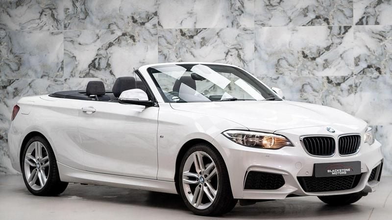 White Used 2016 BMW 218 M Sport Cabriolet | £12,489 (Fair price) - Image 1/4