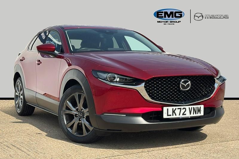 Red Used 2022 Mazda CX-30 Inclusive SUV | £18,595 (Fair price) - Image 1/3