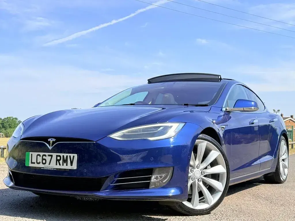 Used Tesla Model S 306 kW (417 HP) 2017 Blue Hatchback