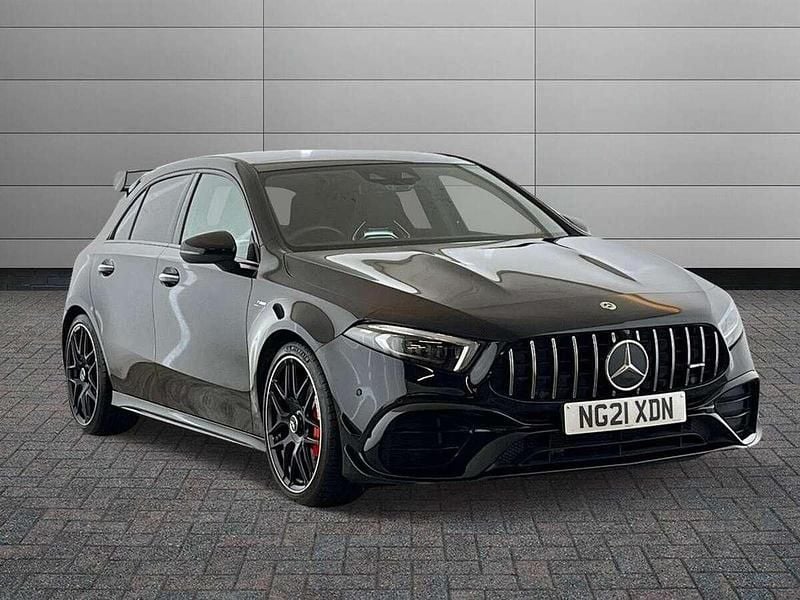 Black Used 2021 Mercedes A45 AMG Hatchback | £41,995 (A bit pricey) - Image 1/4