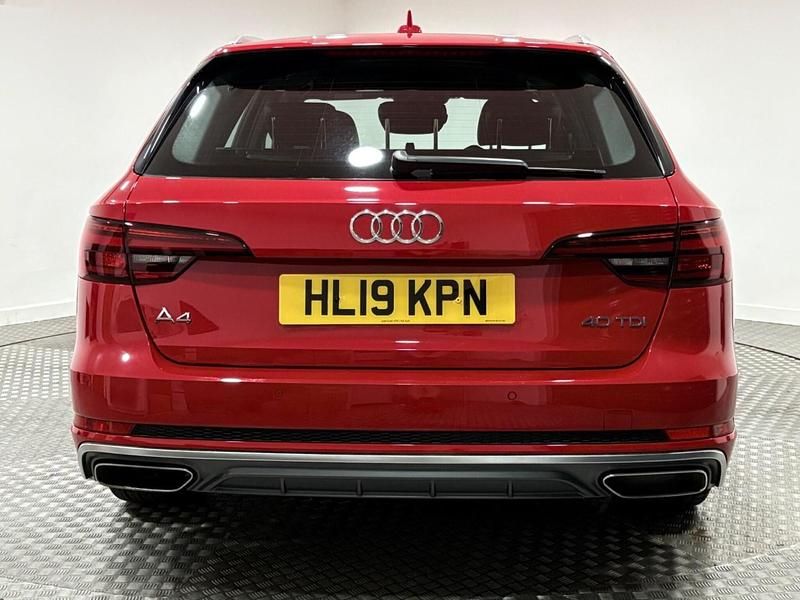 Used Audi A4 S-Line 190 HP (139 kW) 2019 Red Estate