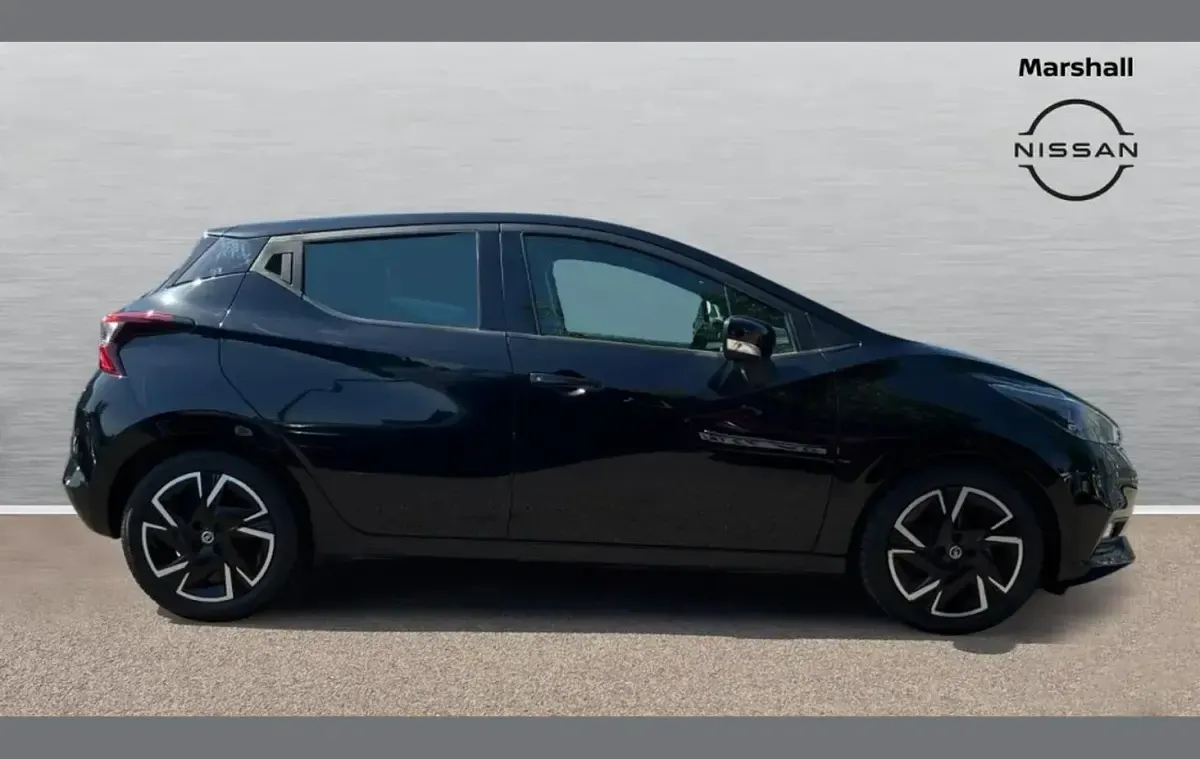 Used Nissan Micra Acenta 92 HP (67 kW) 2021 Black Hatchback