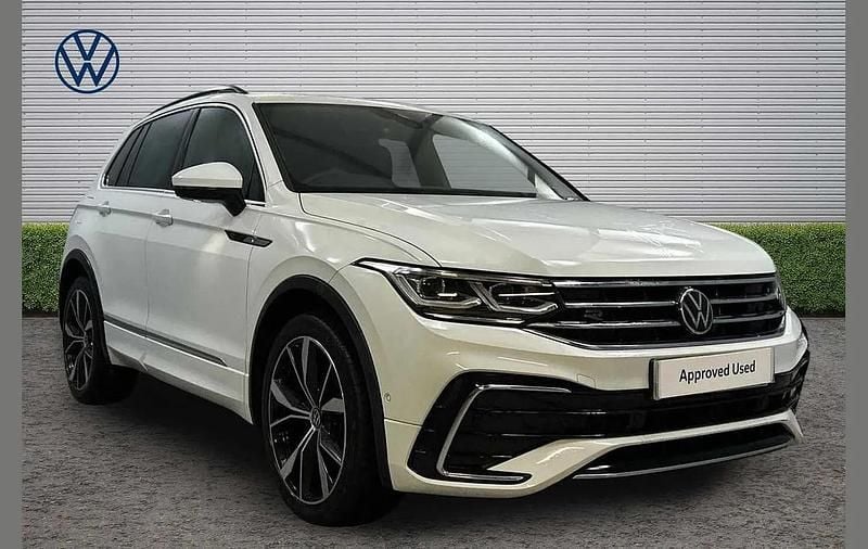 Used VW Tiguan R-line 150 HP (110 kW) 2022 White SUV