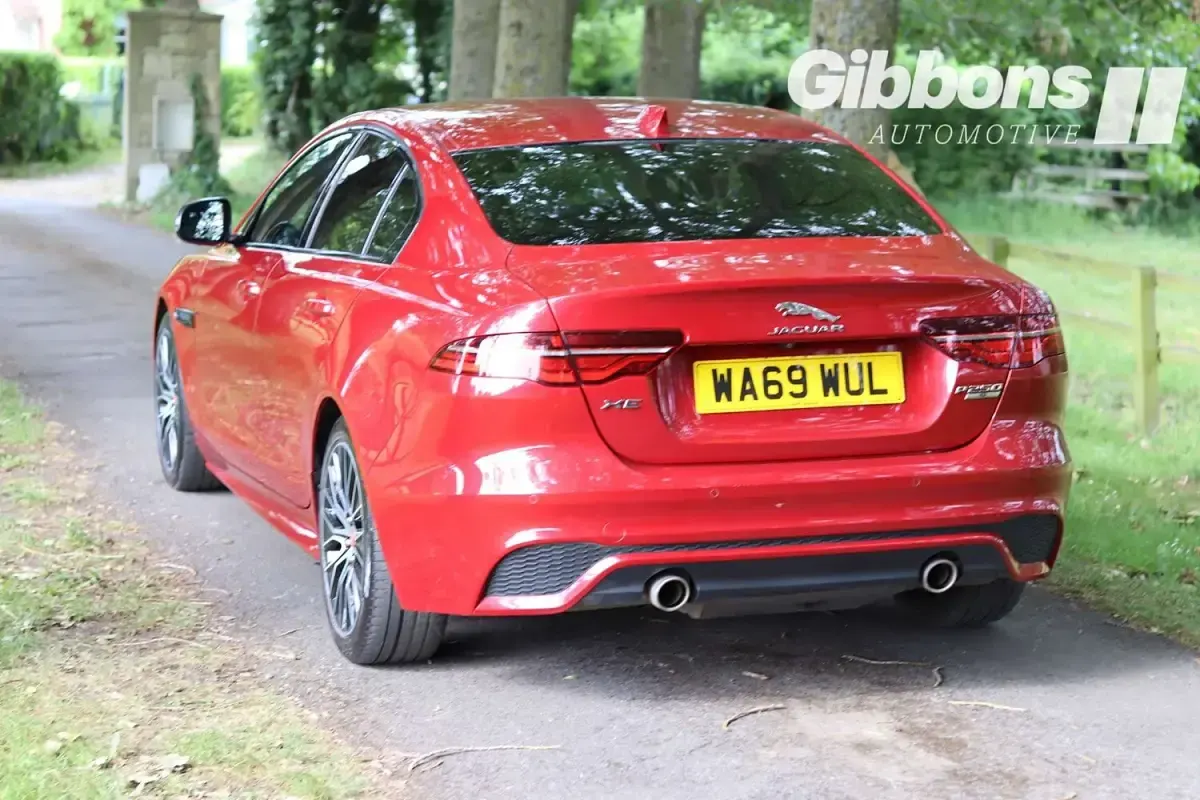 Used Jaguar XE R-Dynamic 300 HP (220 kW) 2019 Red Sedan