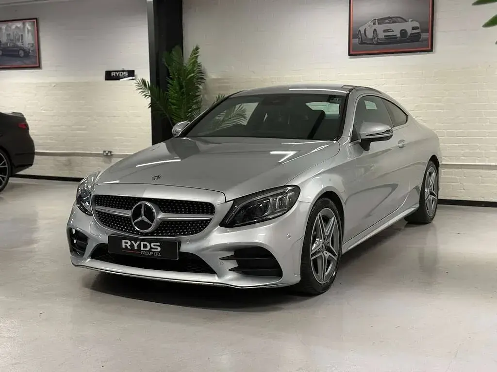 Used Mercedes C300 AMG Line Premium 2019 Silver Coupe