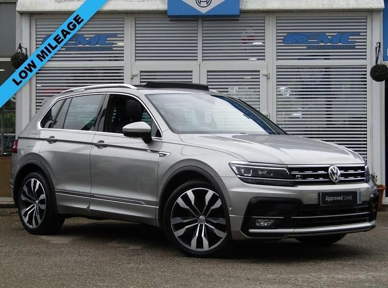 Silver Used 2018 VW Tiguan R-line SUV | £20,900 (Fair price) - Image 1/4