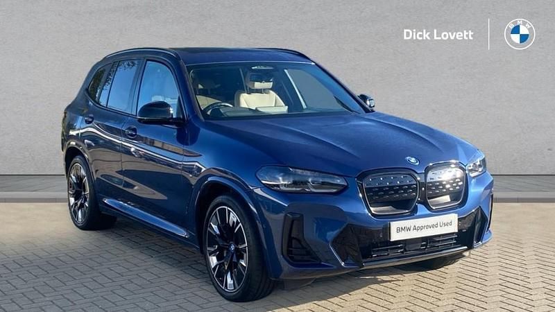 Blue Used 2023 BMW iX3 M Sport SUV | £37,777 (Fair price) - Image 1/4