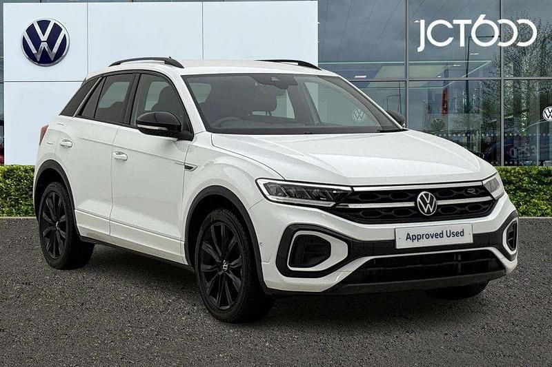 White Used 2024 VW T-Roc R-line SUV | £25,787 (Fair price) - Image 1/4