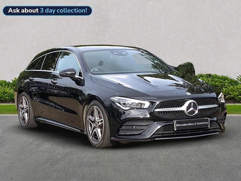 Black Used 2021 Mercedes CLA180 AMG Line Premium Plus Sedan | £22,302 (Fair price) - Image 1/4