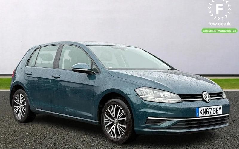 Green Used 2017 VW Golf VII SE Hatchback | £12,399 (Fair price) - Image 1/4