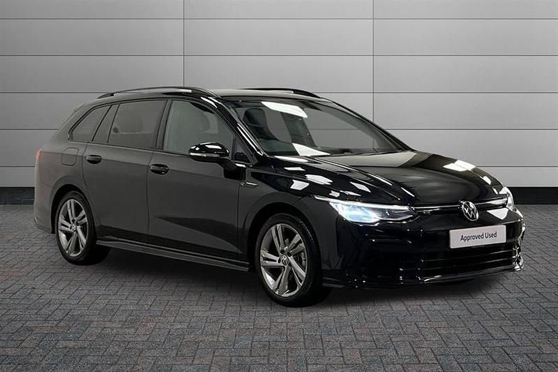 Black Used 2022 VW Golf VIII R-line Estate | £23,850 (A bit pricey) - Image 1/4