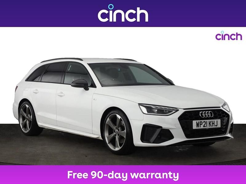 White Used 2021 Audi A4 Black Edition Estate | £23,149 (Fair price) - Image 1/3