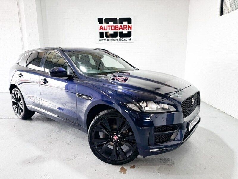 Blue Used 2017 Jaguar F-Pace R-Sport SUV | £14,990 (Fair price) - Image 1/4