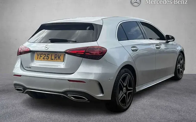 Used Mercedes A180 AMG line 136 HP (100 kW) 2025 Silver Hatchback