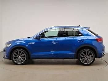 Used VW T-Roc R-line 150 HP (110 kW) 2018 Blue SUV