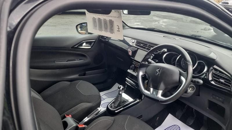 Used DS Automobiles DS3 2015 Black Hatchback